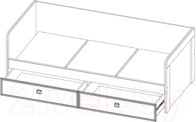Кровать-тахта Anrex Magellan 90-2