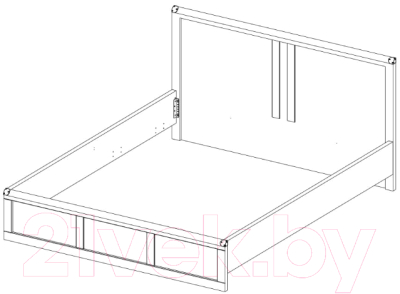 Полуторная кровать Anrex Magellan 120