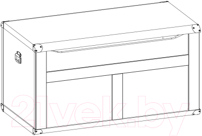 Сундук Anrex Magellan (сосна винтаж)