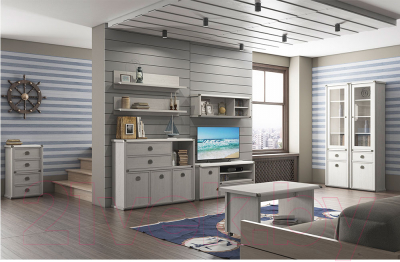 Шкаф Anrex Magellan 2DG2S (сосна винтаж)