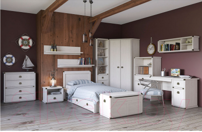 Шкаф Anrex Magellan 2D (сосна винтаж)