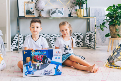 Набор оптических приборов Эврики Телескоп и микроскоп / 1629481