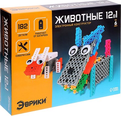 Конструктор управляемый Эврики Животные / 3584356 - фото