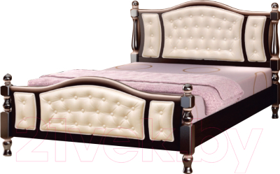 Двуспальная кровать Bravo Мебель Жасмин 160x200 - фото