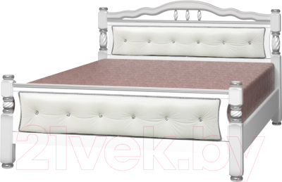Двуспальная кровать Bravo Мебель Карина 11 160x200 - фото