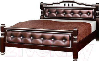 Двуспальная кровать Bravo Мебель Карина 11 160x200 - фото