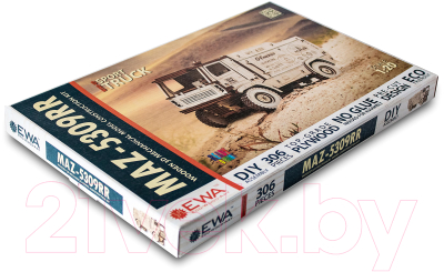 Сборная модель EWA МАЗ-5309RR 1:20