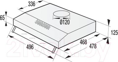 Вытяжка плоская Gorenje WHU529EX/M