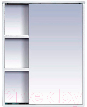 Шкаф с зеркалом для ванной Misty Венера 60 / П-Внр04060-01СвП - фото