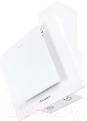 Вытяжка наклонная Weissgauff Gamma 50 PB WH LED - фото