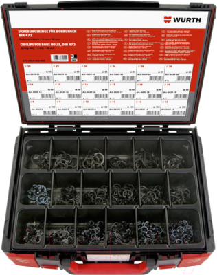 Набор стопорных колец Wurth 5964043900 - фото