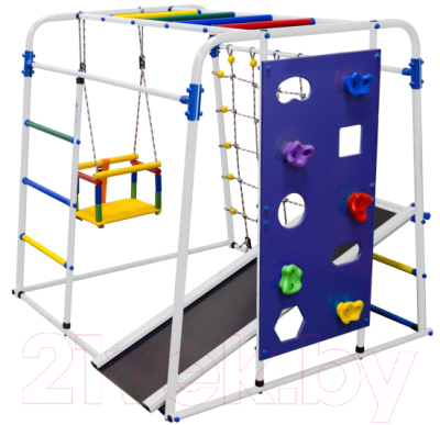 Детский спортивный комплекс Формула здоровья Start Baby 2 Плюс (белый/радуга) - фото
