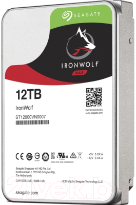 Жесткий диск Seagate IronWolf 12TB (ST12000VN0008) - фото
