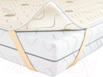 Наматрасник ортопедический Kondor Fiber 4 стеганый 180x200 - фото
