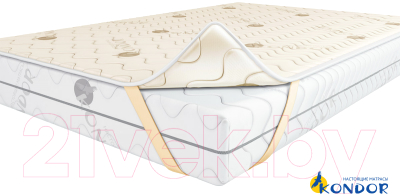 Наматрасник ортопедический Kondor Memory 3 стеганый 80x200
