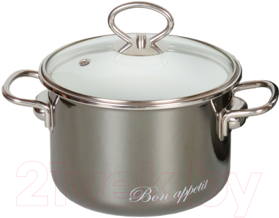 Кастрюля СтальЭмаль Bon Appetit 8SD205S - фото