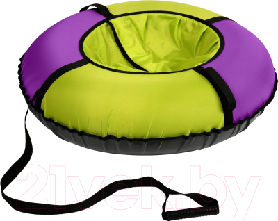 Тюбинг-ватрушка Ника ТБЭ-60 (лавандовый/лимонный) - фото