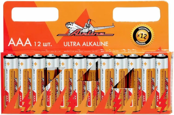 Комплект батареек Airline LR03/AAA / AAA-12 - фото