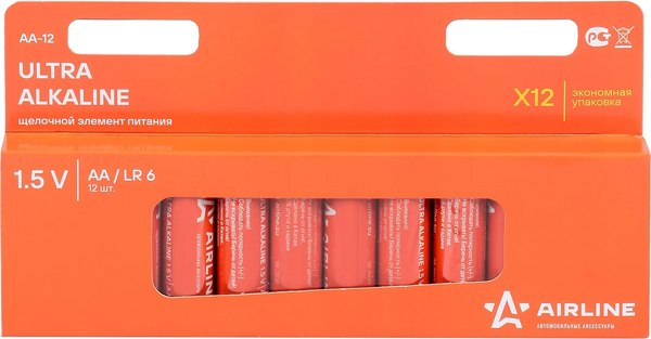 Комплект батареек Airline LR6/AA / AA-12 - фото