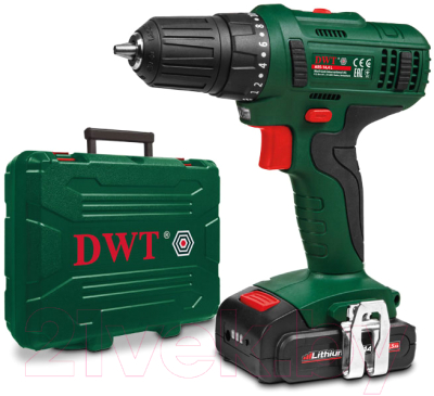 Аккумуляторная дрель-шуруповерт DWT ABS-14.4 L-2 BMC (7640159747611) - фото