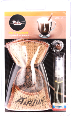 Ароматизатор автомобильный Airline Кофе в мешочке со спреем / AFCO197