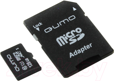 Карта памяти Qumo microSDXC (Class 10) 128GB (QM128GMICSDXC10U1) - фото