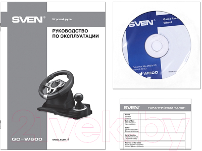 Игровой руль Sven GC-W600