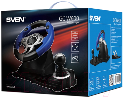 Игровой руль Sven GC-W600