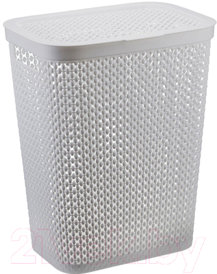 Корзина для белья Idea Пирула / М2614 (35л, смоки) - фото