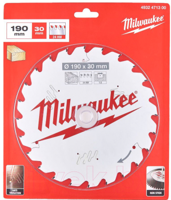 Пильный диск Milwaukee 4932471300 - фото