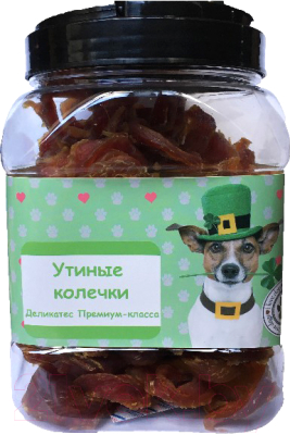 Лакомство для собак O'dog Утиные колечки. Мясо утки - фото