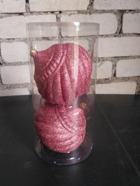 Набор шаров новогодних GreenTerra Юла 150мм парча