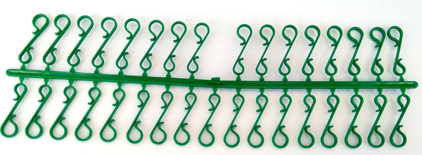 Набор креплений для елочных игрушек GreenTerra Зеленый