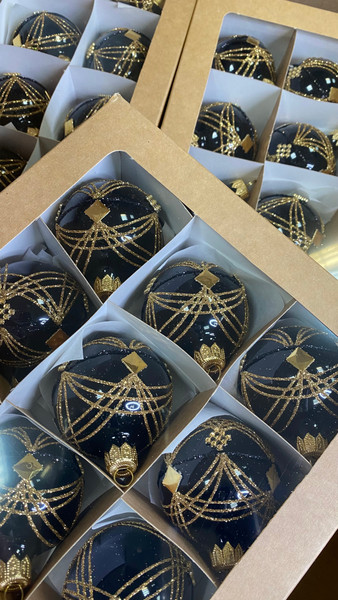 Набор елочных игрушек GreenTerra Шары 60мм