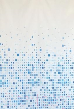 Шторка-занавеска для ванны Miranda Efes Blue - фото