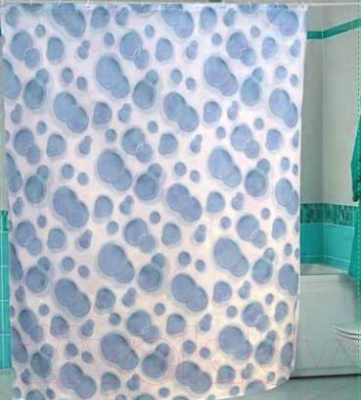 Шторка-занавеска для ванны Miranda Side Blue