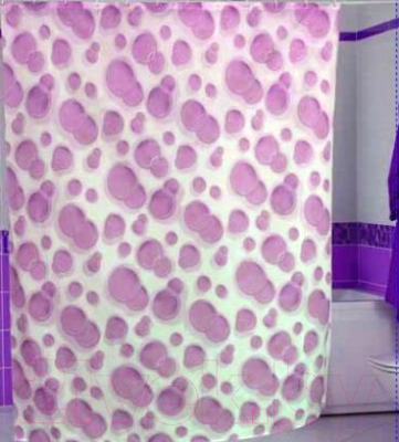 Шторка-занавеска для ванны Miranda Side Lila