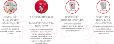 Блендер стационарный Moulinex LM355A10