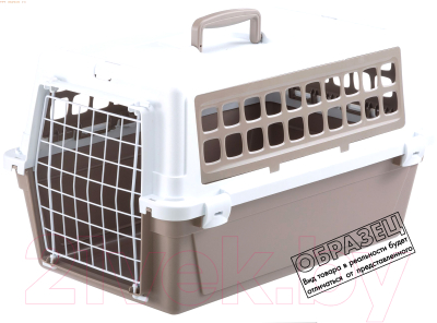 Переноска для животных Ferplast Atlas 10 Trendy v.1 / 73028099 (серый) - фото