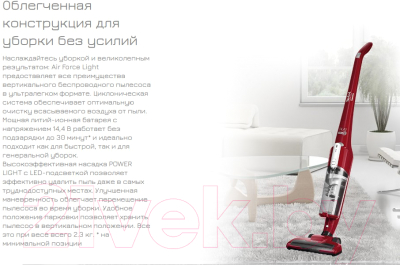 Вертикальный пылесос Tefal TY6543RH