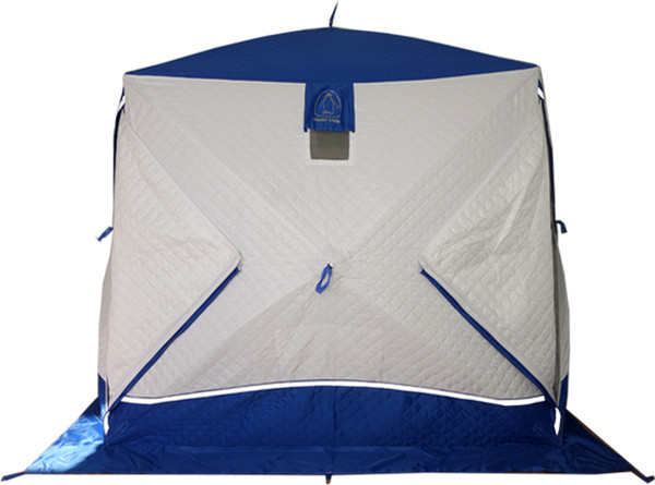 Палатка Пингвин Shelters Призма Премиум Термолайт (белый/синий)