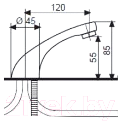 Смеситель Potato №117 P0077