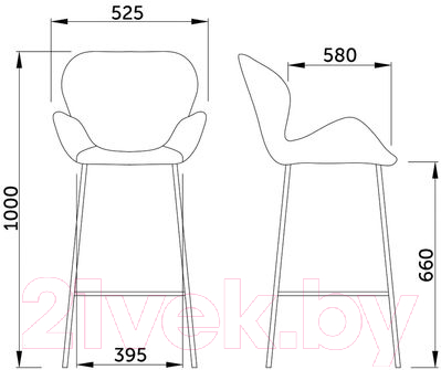Стул AksHome Lagos