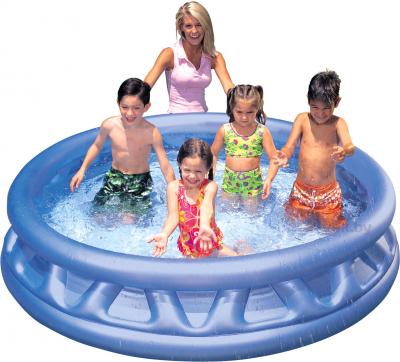 Надувной бассейн Intex Soft Side / 58431NP - фото