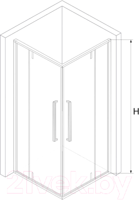 Душевой уголок RGW SV-33 B / 06323300-14