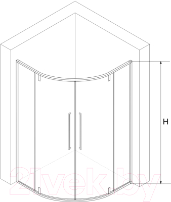 Душевой уголок RGW SV-53 / 06325300-11