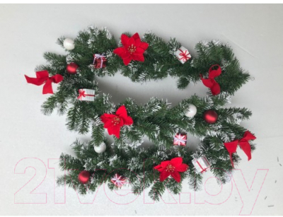 Гирлянда еловая Merry Bear E22-180-B5