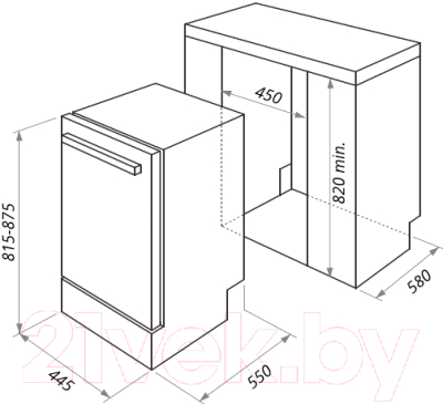 Посудомоечная машина Maunfeld MLP 08IMR