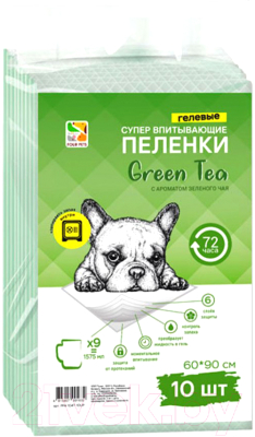 Одноразовая пеленка для животных Four Pets PFA104T-10UP - фото