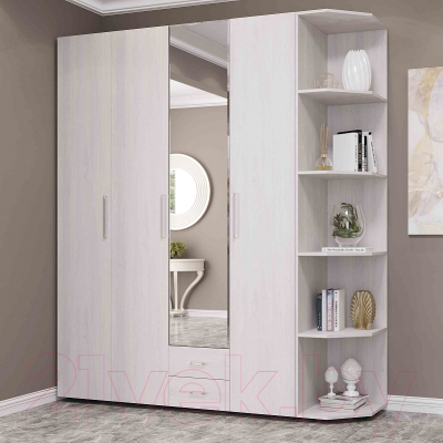 Угловое окончание для шкафа Глазов Монако 14 (ясень анкор светлый)